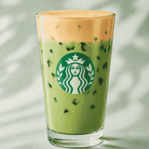 Iced Pumpkin Cream Matcha drink