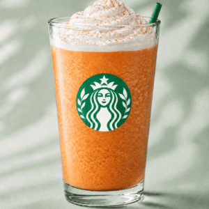 Pumpkin Spice Frappuccino blended drink