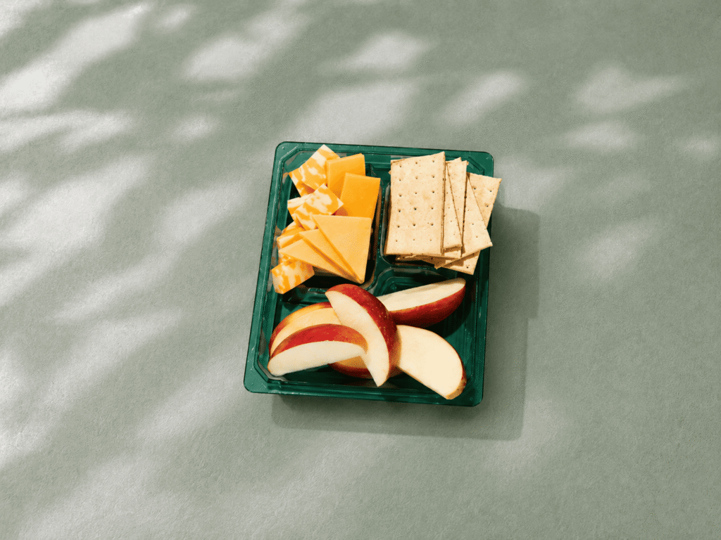 Starbucks Apples and Cheese Trio Protein Box with crackers