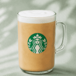 Starbucks Caramel Protein Latte with espresso and protein milk