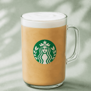 Starbucks Caramel Protein Latte with espresso and protein milk