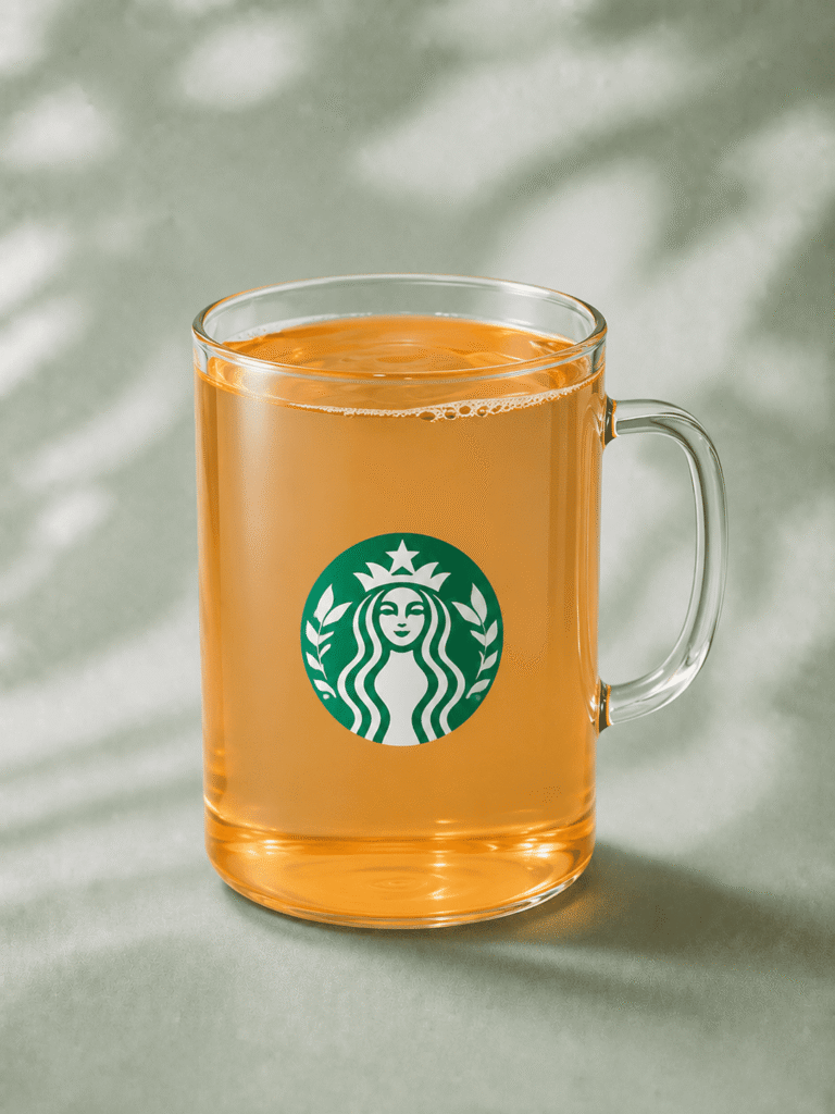 Starbucks Chamomile Mint Blossom Tea with chamomile and mint