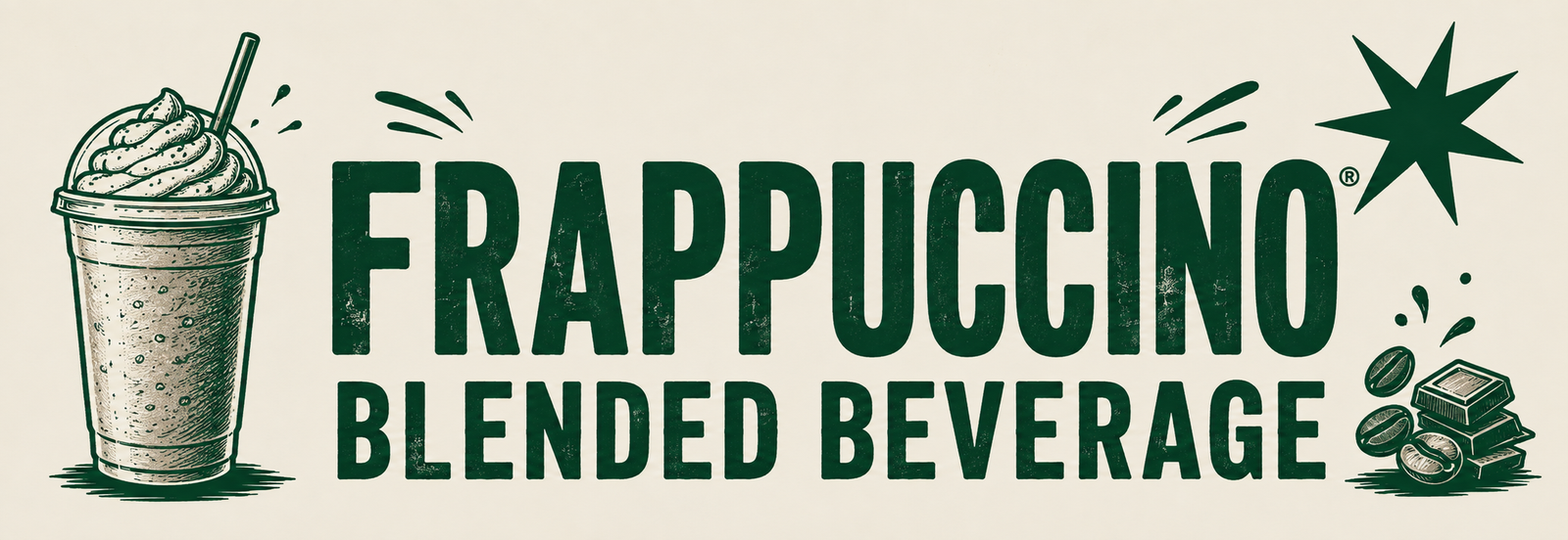 Starbucks Frappuccino beverage banner