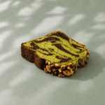 Starbucks Chocolate Pistachio Loaf with pistachio topping
