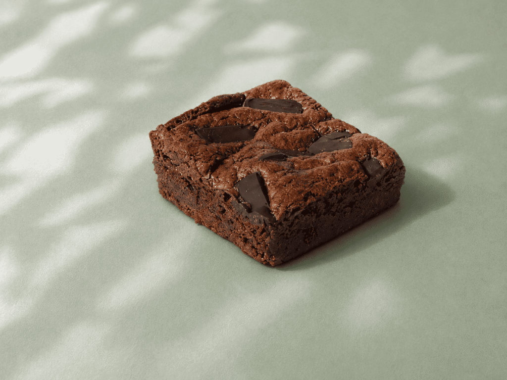 Starbucks Double Chocolate Brownie with chocolate chunks