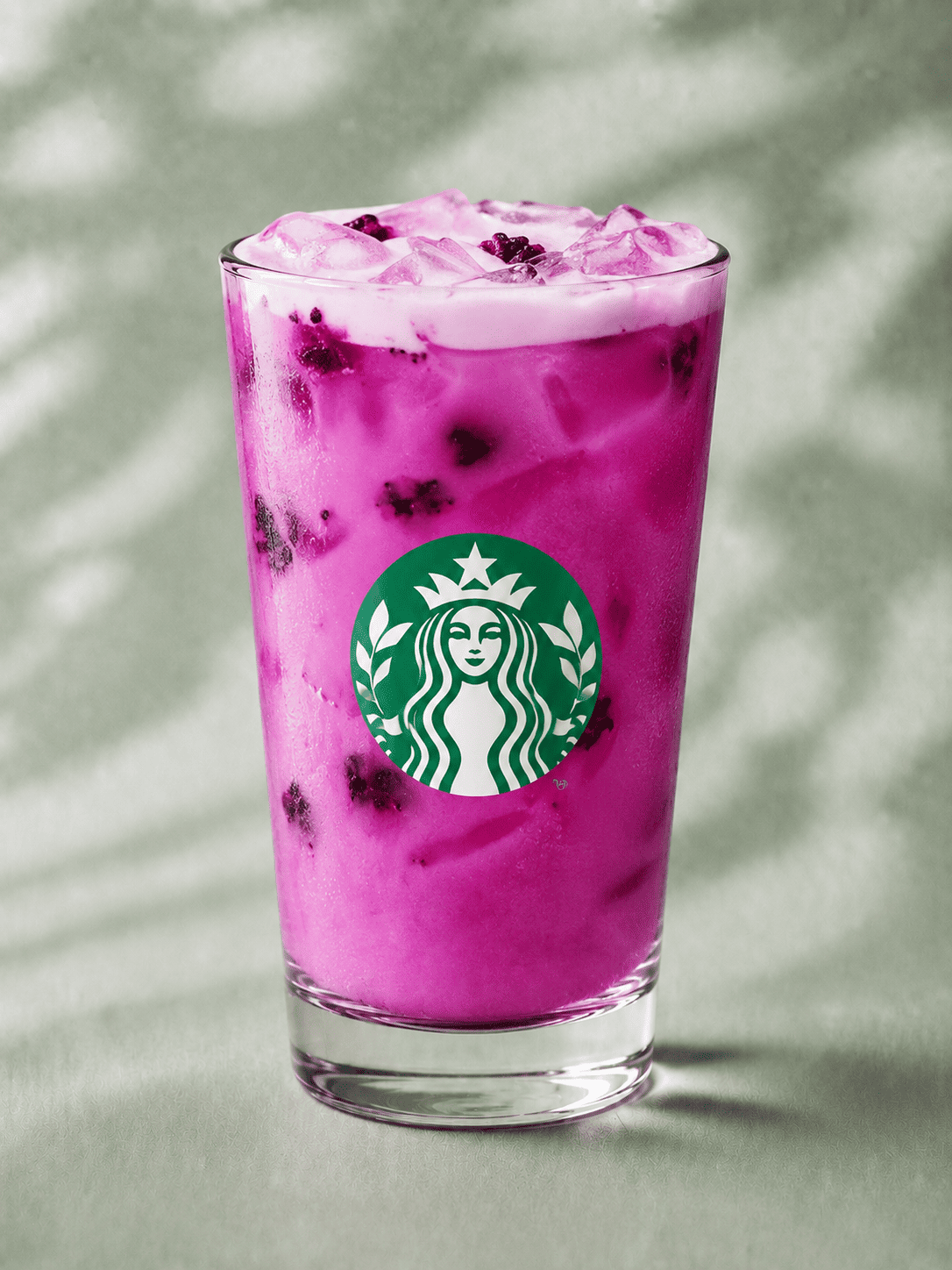 dragon-drink.png Starbucks Dragon Drink with coconutmilk and dragonfruit pieces