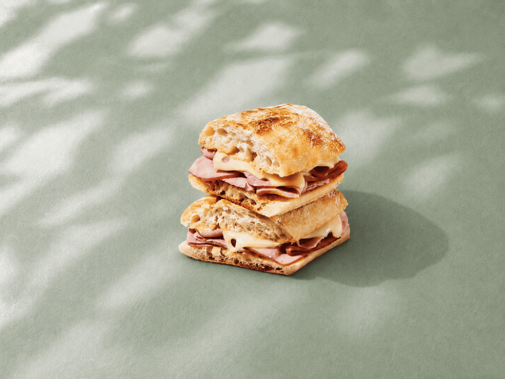 Starbucks Ham and Swiss on Baguette sandwich