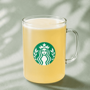 Starbucks Honey Citrus Mint Tea with honey and lemon