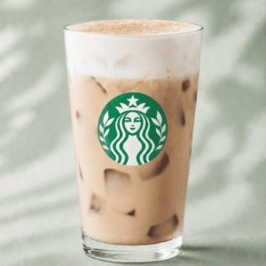 Starbucks Iced Banana Bread Chai with brown sugar cold foam