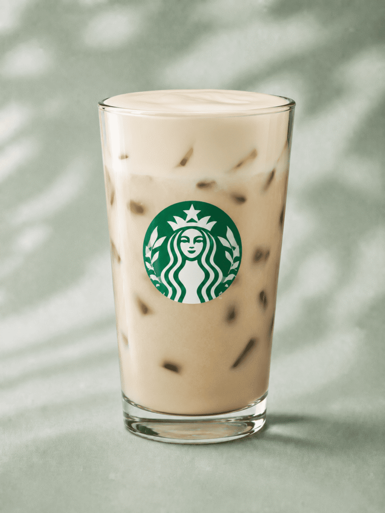 Starbucks Iced Mango Cream Chai with mango cold foam