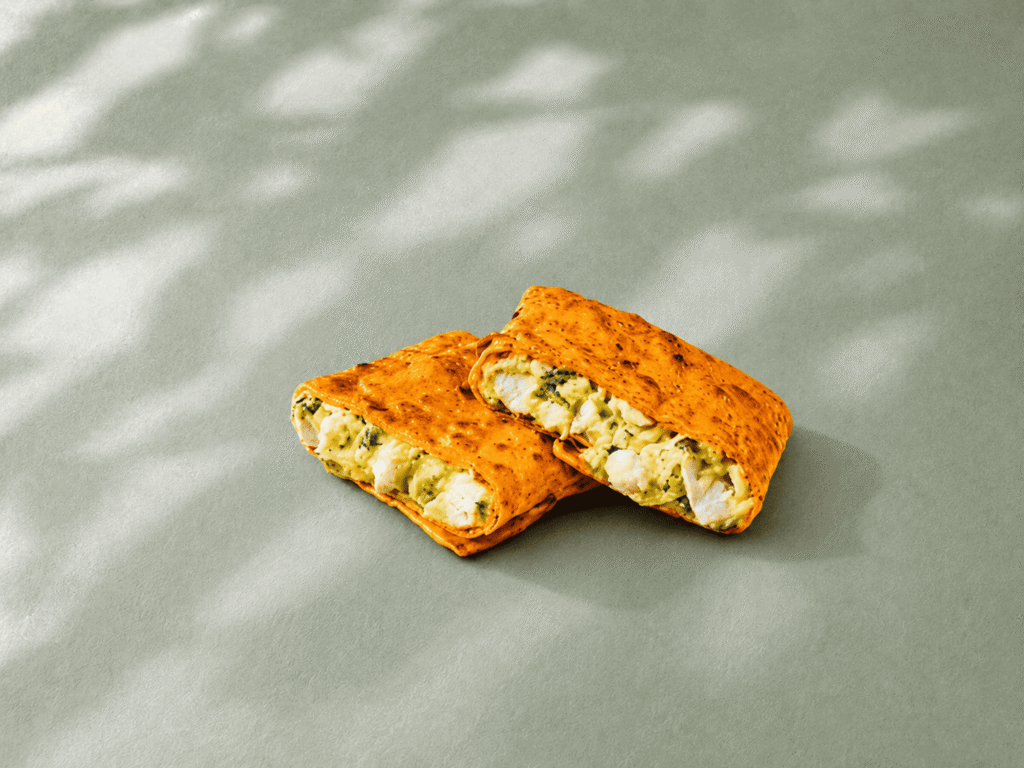 Starbucks Jalapeño Chicken Pocket with peppers and cheese