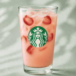 Starbucks Mango Dream Energy Drink with mango and strawberry