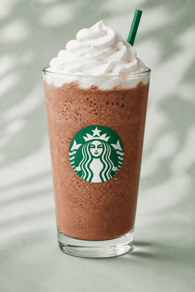 Starbucks Mocha Frappuccino with whipped cream