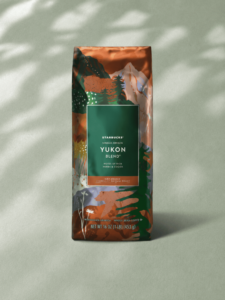 Starbucks Organic Yukon Blend Whole Bean Coffee 1 lb