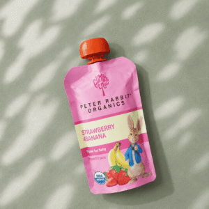 Starbucks Peter Rabbit Organics Strawberry Banana Fruit Pouch