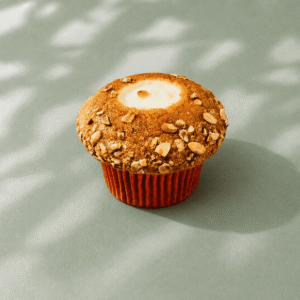 Starbucks Pumpkin Cream Cheese Muffin with spiced pepitas