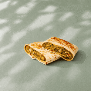 Starbucks Spicy Falafel Pocket with hummus and roasted peppers