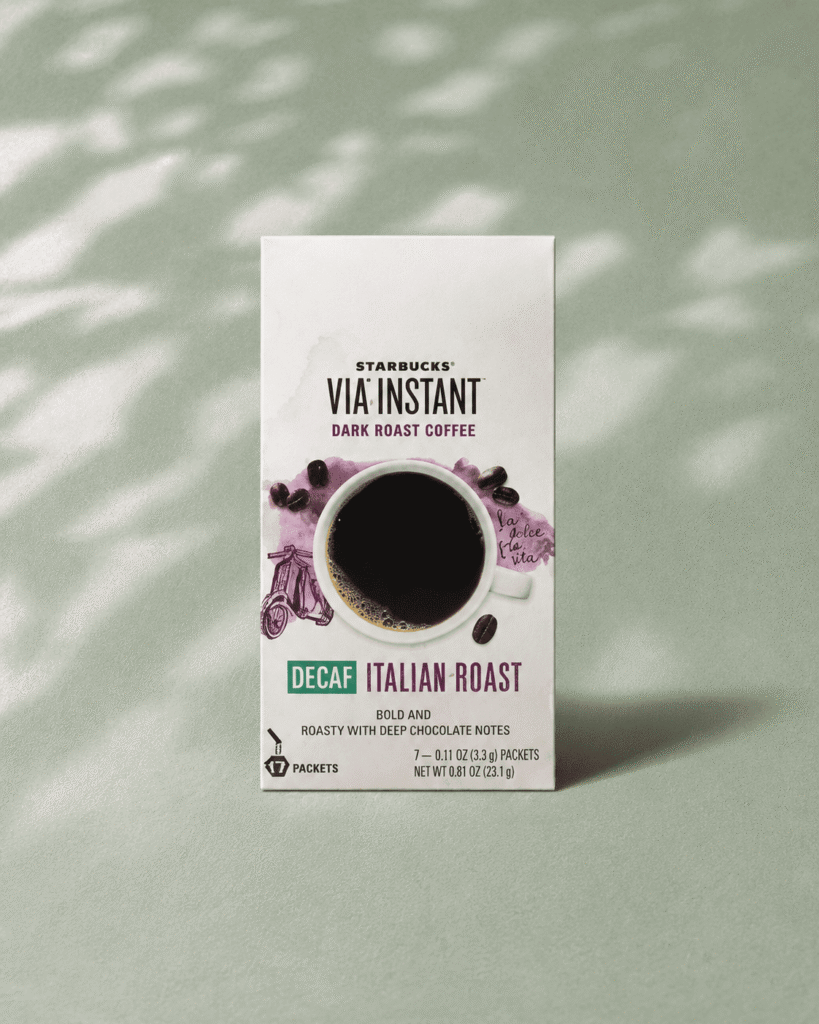 Starbucks VIA Instant Decaf Italian Roast Coffee