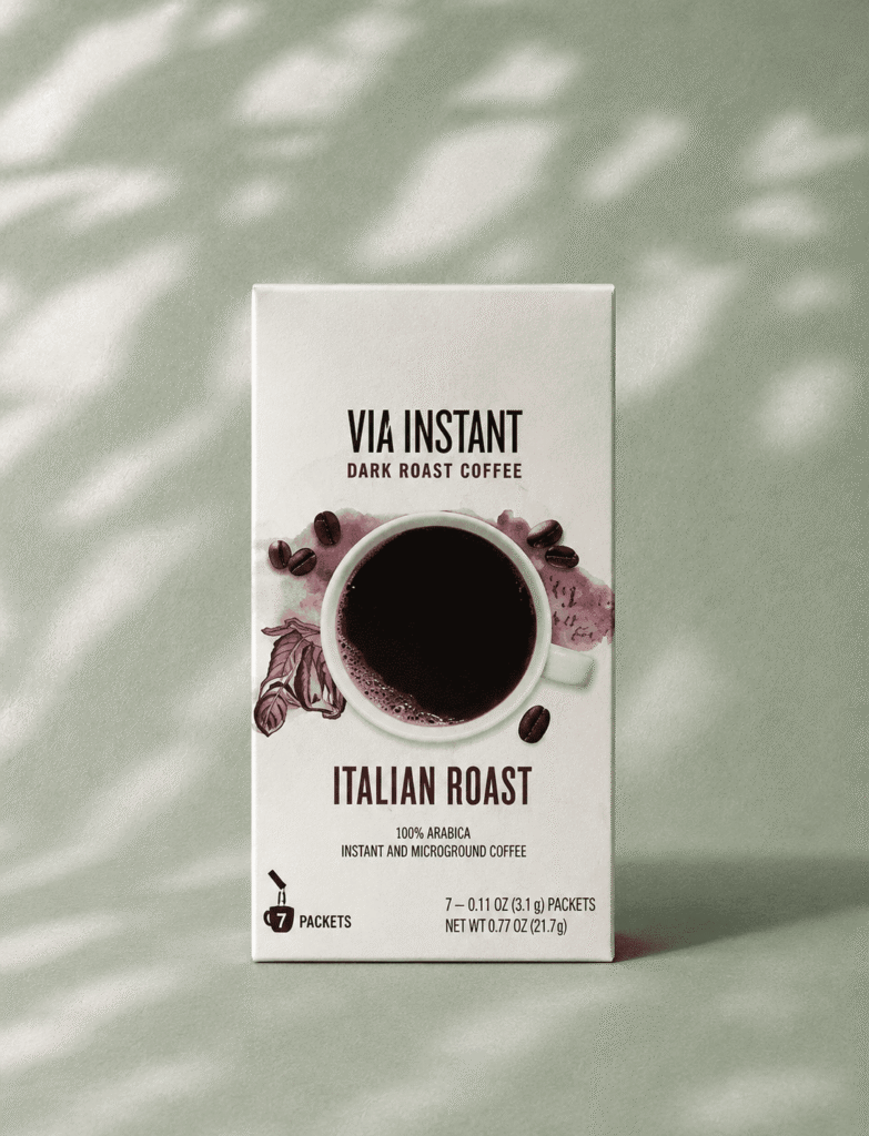 Starbucks VIA Instant Italian Roast Dark Roast Coffee
