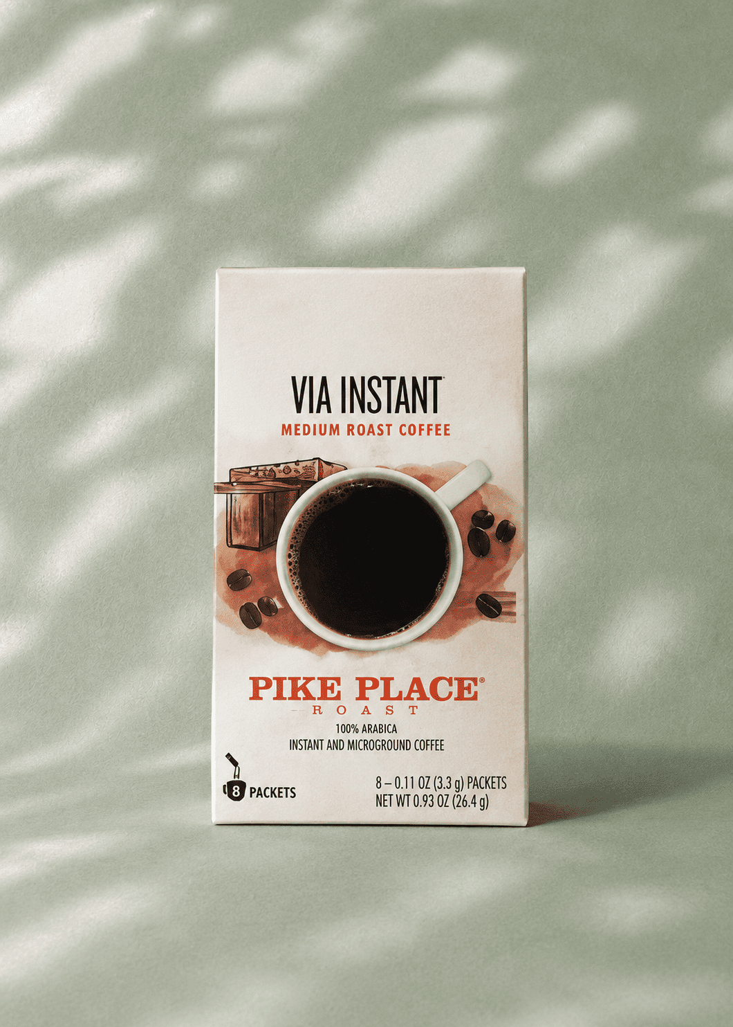 starbucks-via-instant-pike-place-roast.svg Starbucks VIA Instant Pike Place Roast Medium Roast Coffee