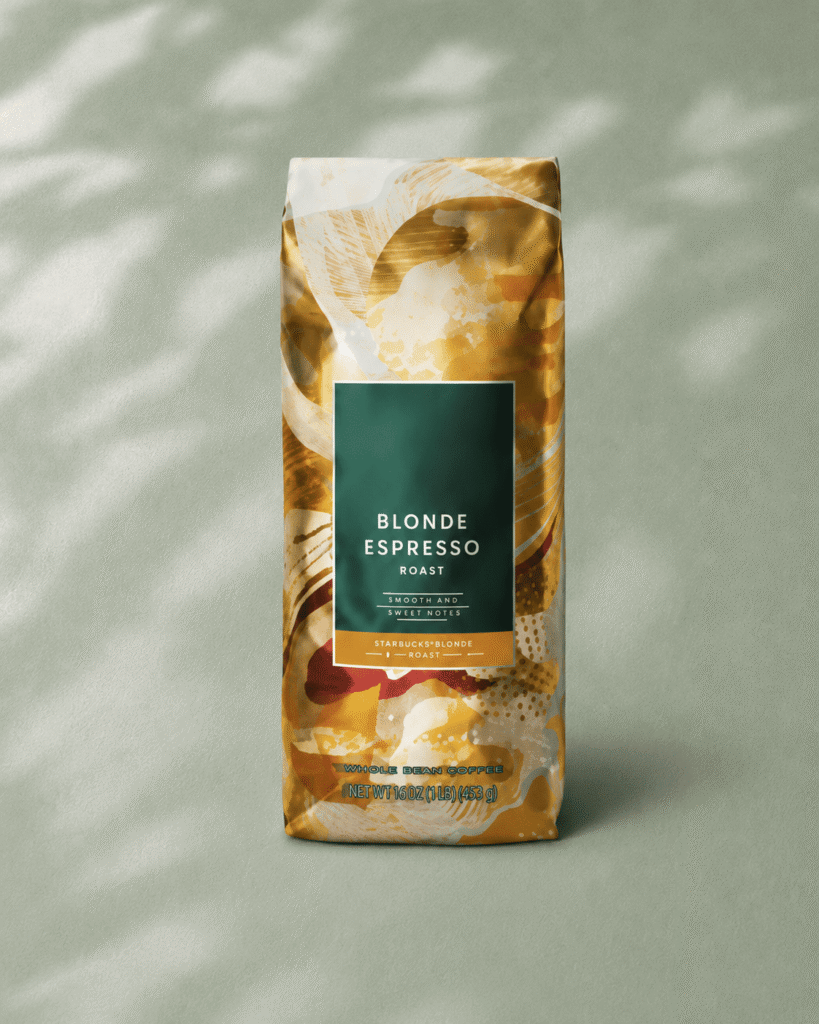 Starbucks Blonde Espresso Roast Whole Bean Coffee 1 lb