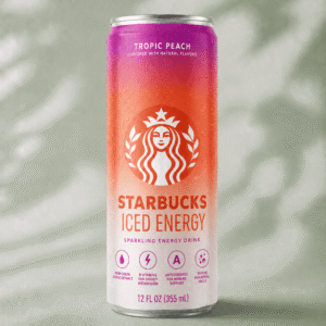 Starbucks Iced Energy Tropical Peach 12 fl oz can