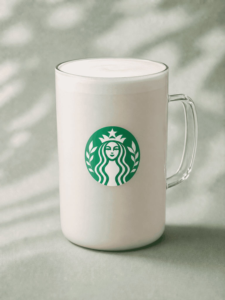 Starbucks Steamed Milk with light foam