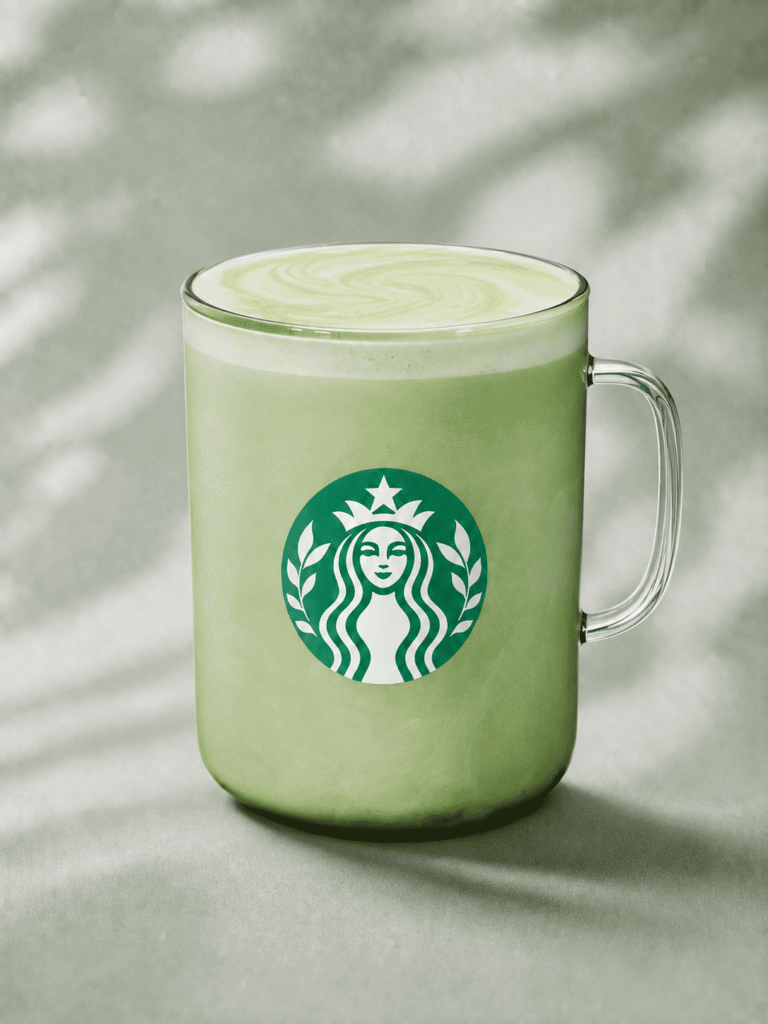 Starbucks Sugar-Free Caramel Protein Matcha with protein milk