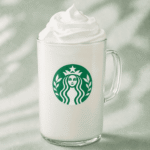 Starbucks Vanilla Crème with steamed milk and whipped cream